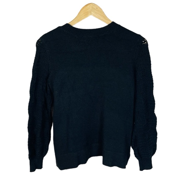 C12 Women’s Christian Siriano NY Designer Knit Side Split Sweater Top M - Picture 3 of 4